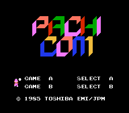 Pachi Com Title Screen